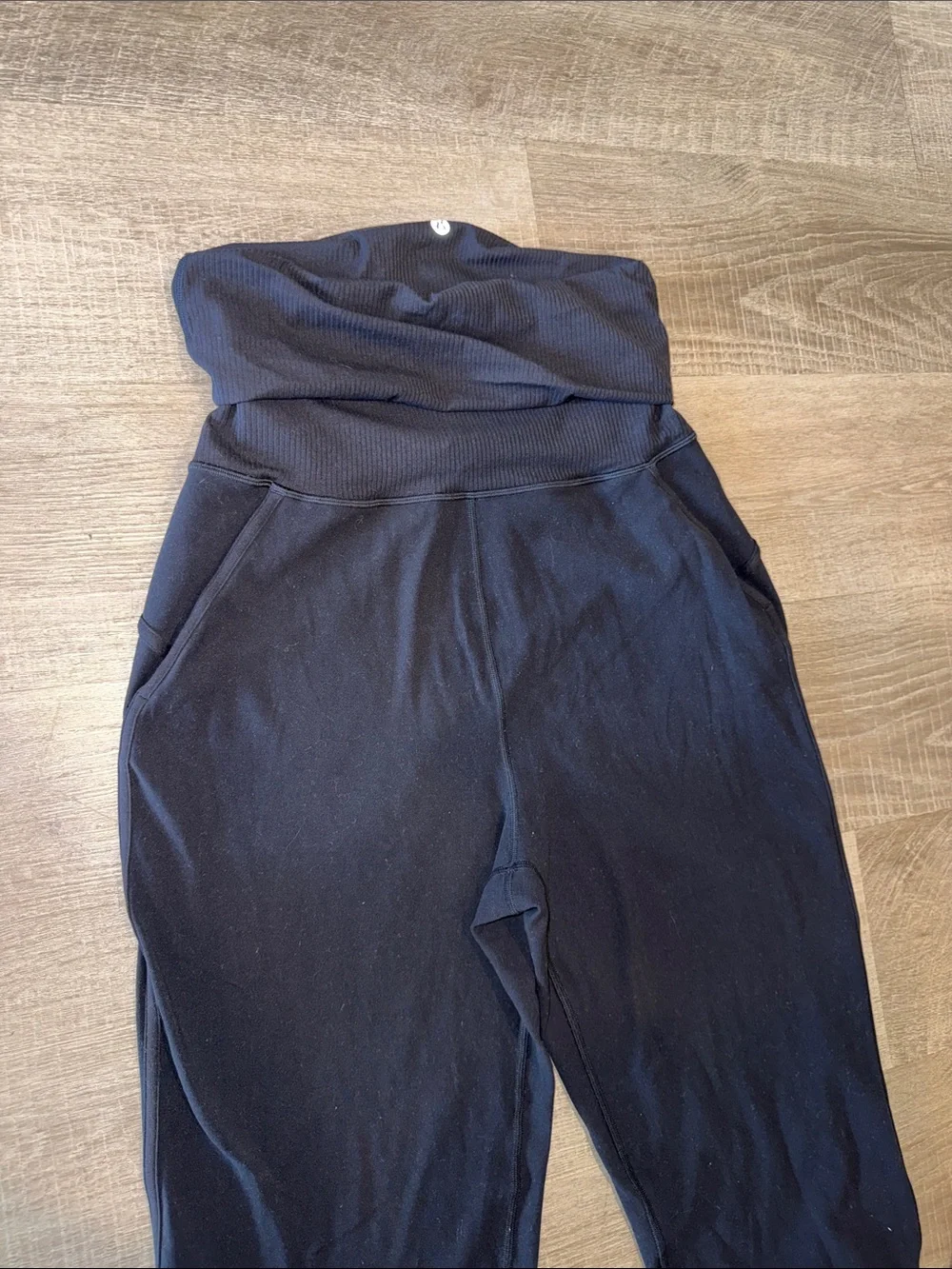 Lululemon Align Foldover Relaxed Joggers Black Size 6